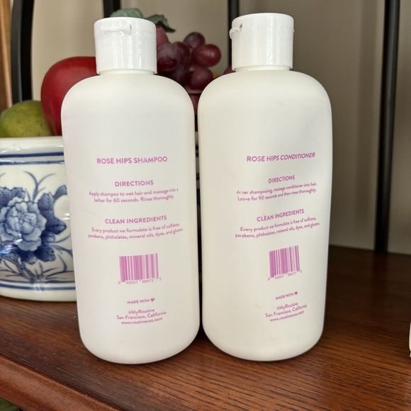 Routine Wellness ROSE HIPS 14oz Shampoo & Conditioner Combo - Full Size No pumps - Picture 6 of 7